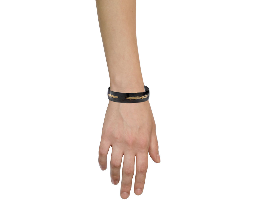 Sarah Mcguire 15mm Gilded Cuff Bracelet Profile