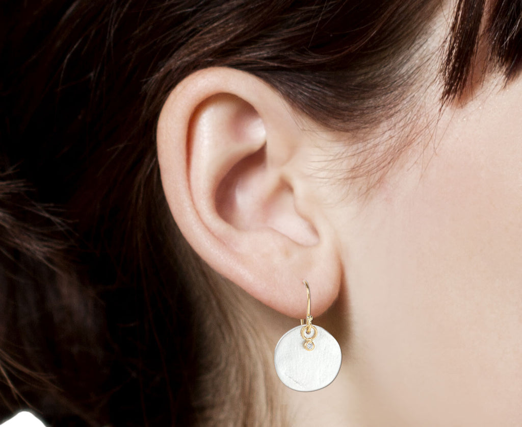 Silver Astrid Diamond Earrings