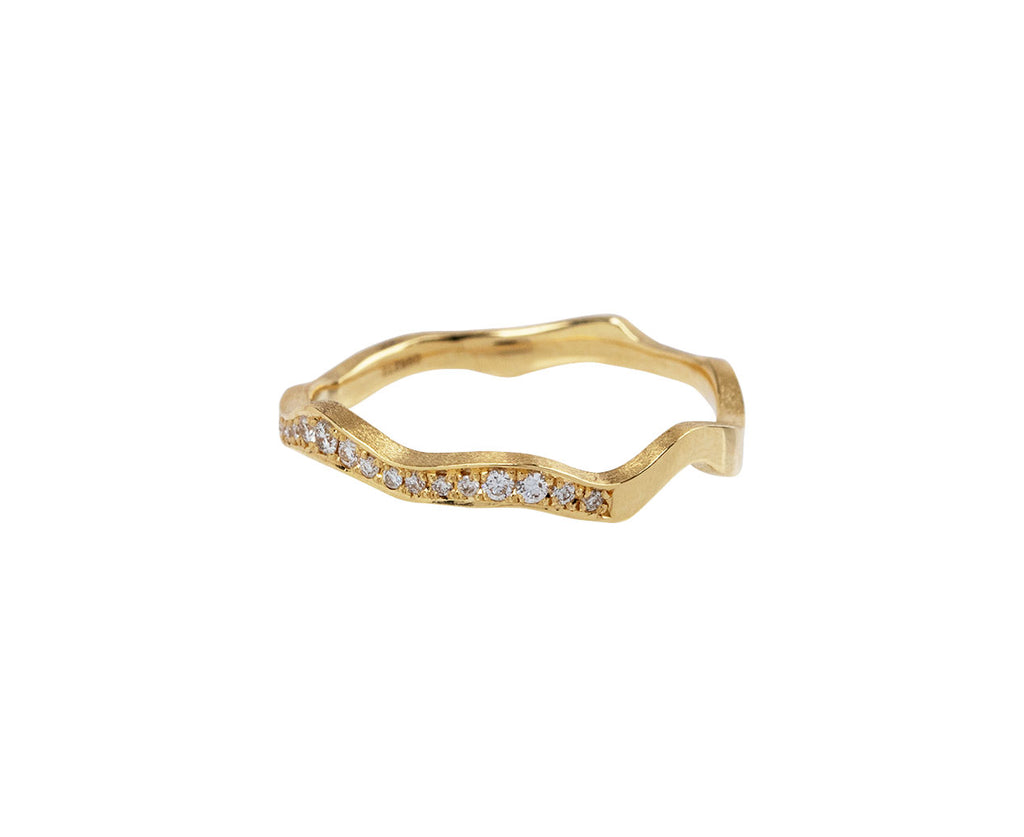 Kintsugi Pavé Diamond Vine Ring