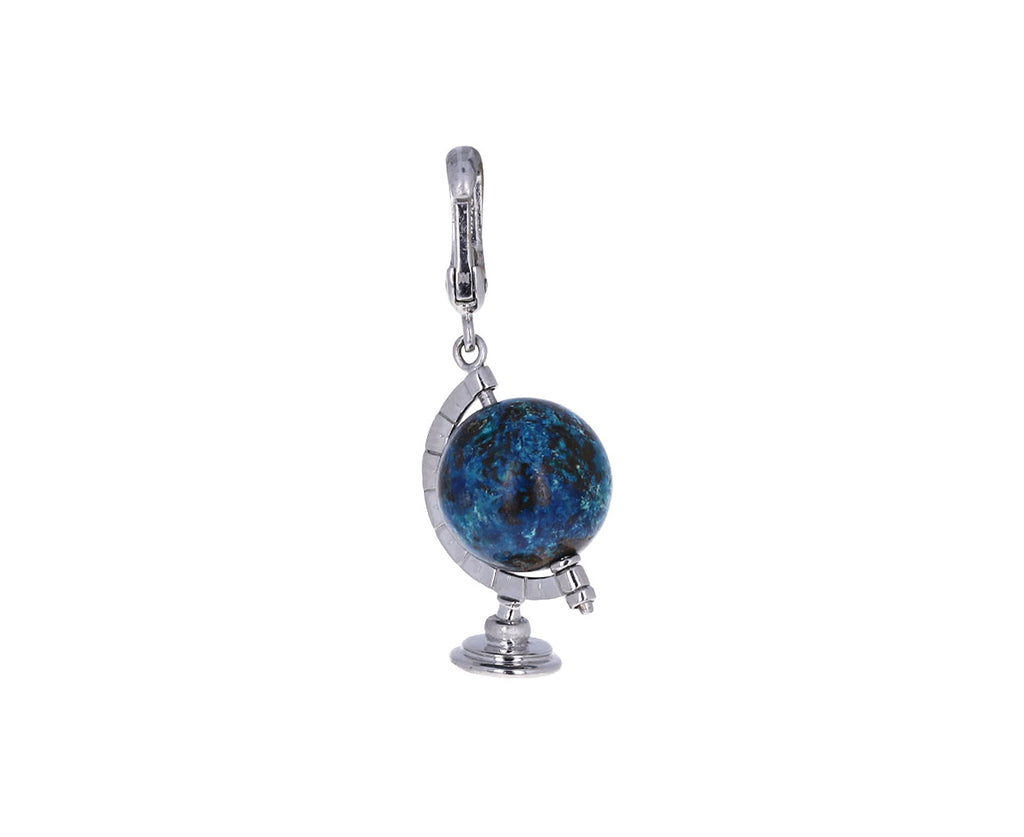Chrysocolla Globe Charm ONLY