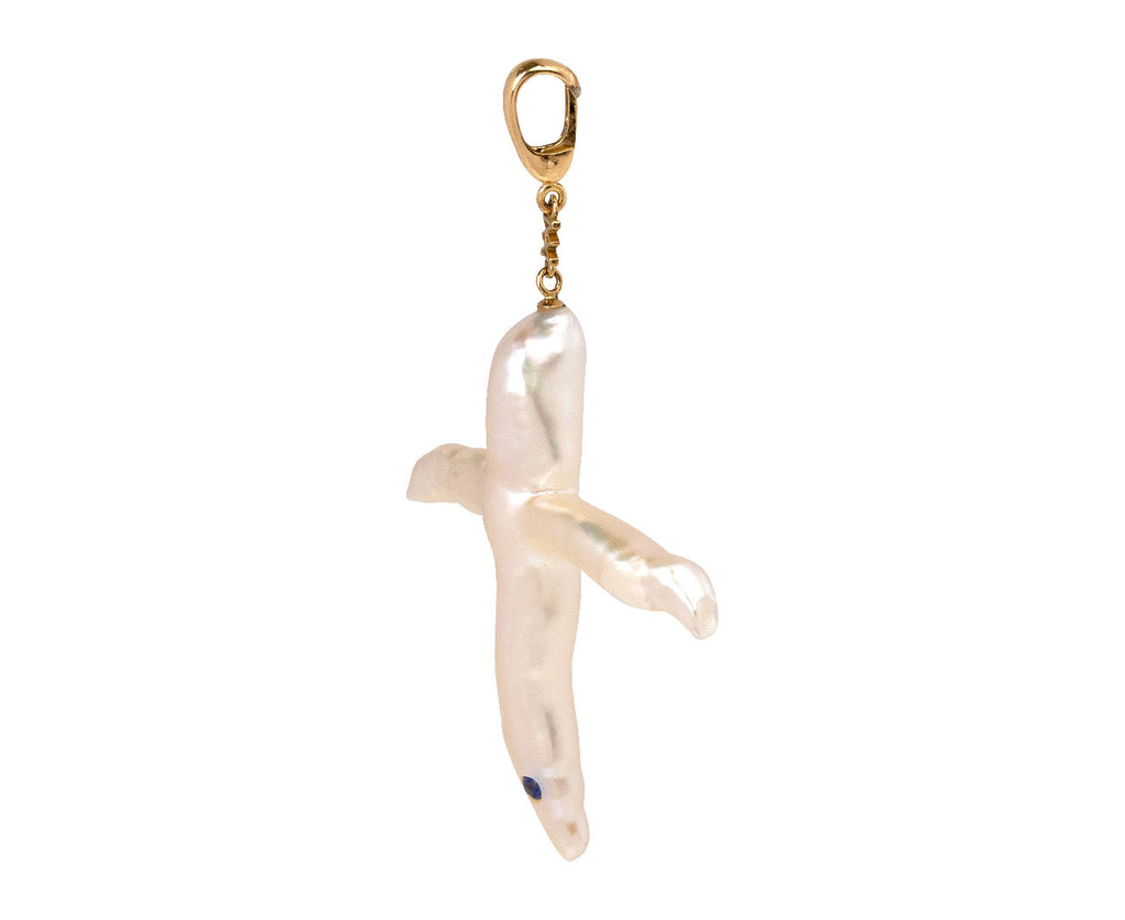 Freshwater Pearl Large Cross Charm ONLY