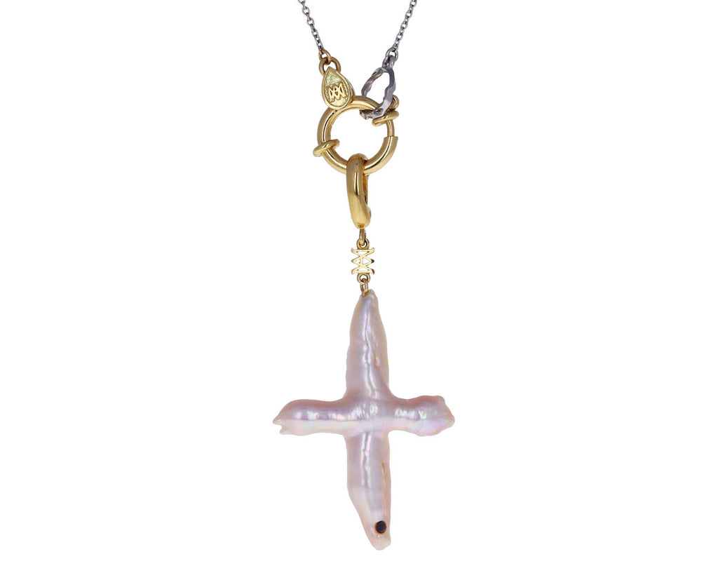 Pearl Cross Charm ONLY
