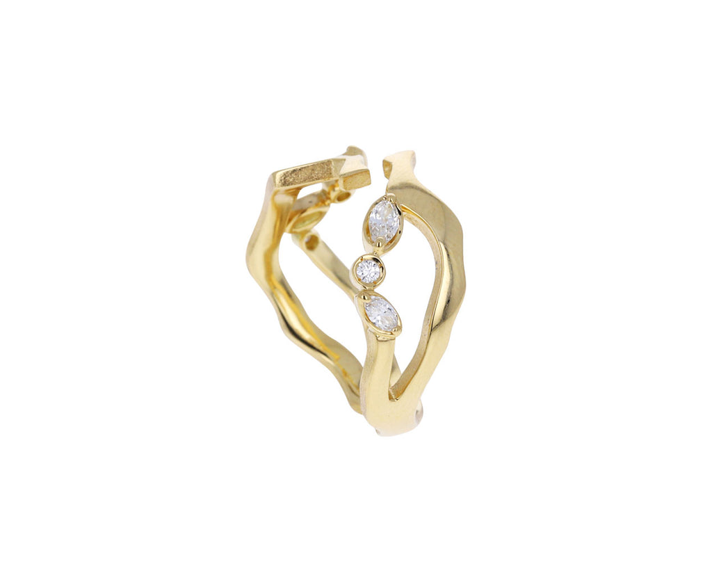 Kintsugi Float Diamond II Ring