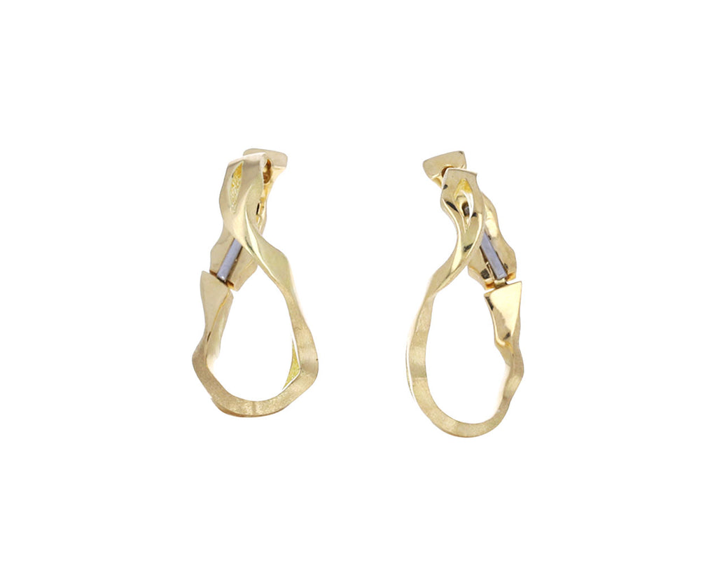 Kintsugi Infinity Small Hoop Earrings