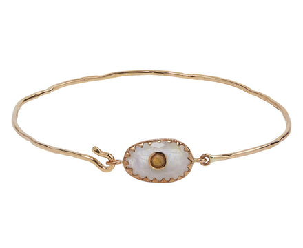 Pascale Monvoisin Moonstone and Opal Orso N°1 Bracelet