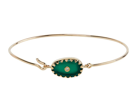 Pascale Monvoisin Green Onyx Orso Bracelet