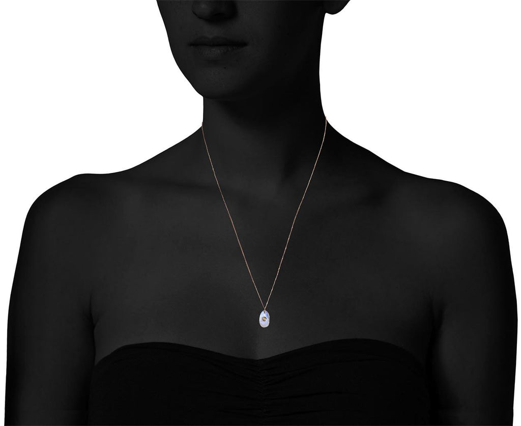 Rainbow Moonstone and Opal Orso N°1 Necklace - TWISTonline 