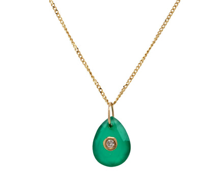 Pascale Monvoisin Green Onyx Orso Ras du Cou Necklace