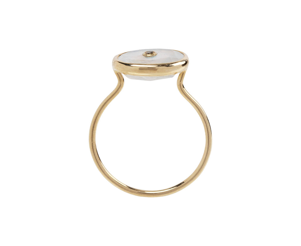 Pascale Monvoisin Rainbow Moonstone Orso Ring Top