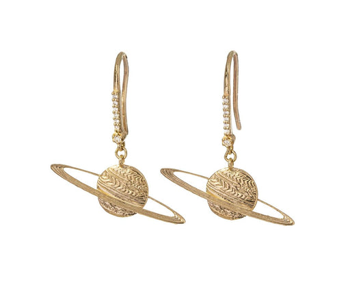 Diamond Saturn Earrings - TWISTonline 