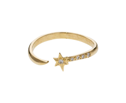 Diamond Falling Star Ring - TWISTonline 