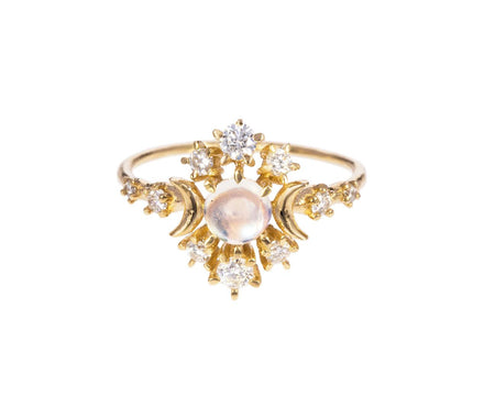 Moonstone Wandering Cosmos Ring - TWISTonline 