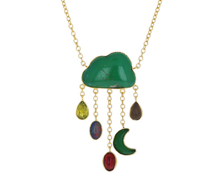 Cloud and Rain Pendant Necklace