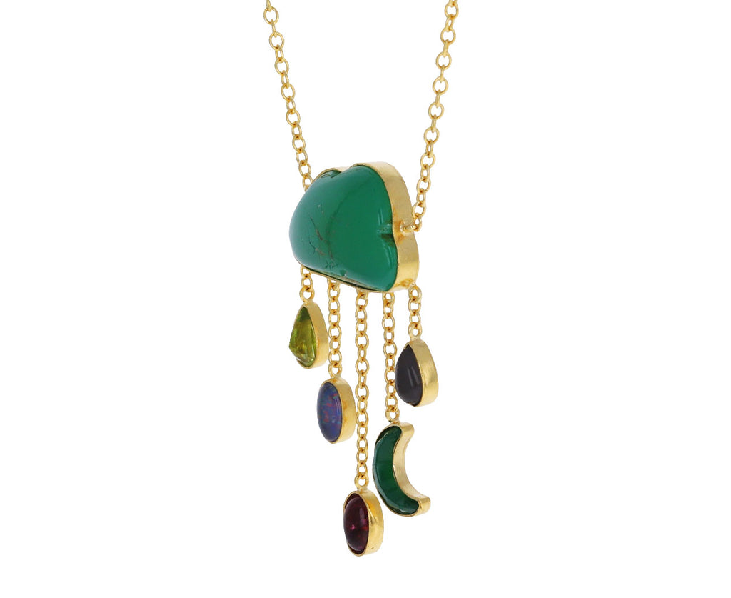 Cloud and Rain Pendant Necklace
