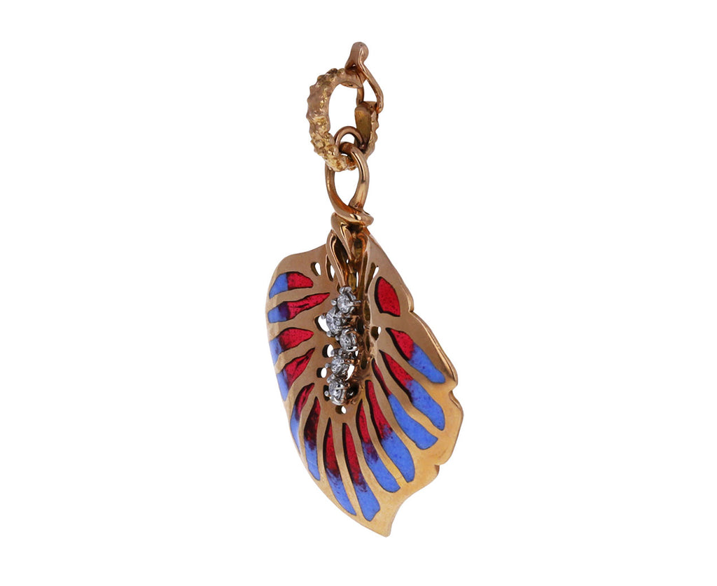 Federica Rettore Orticola Enamel and Diamond Charm ONLY