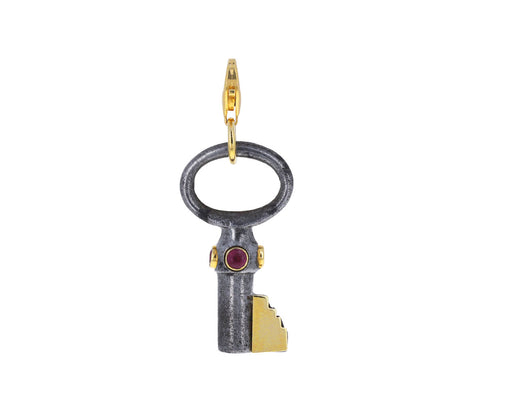 Elena Votsi Ruby Key To My Heart Charm ONLY