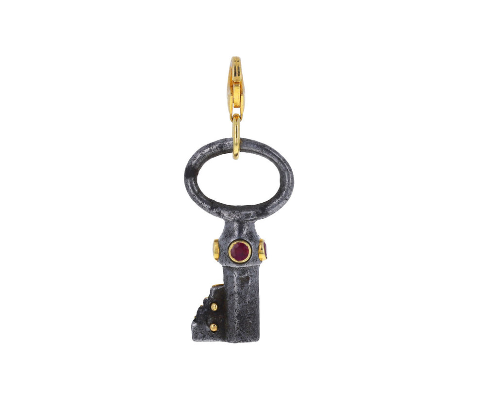 Elena Votsi Ruby Key To My Heart Charm ONLY