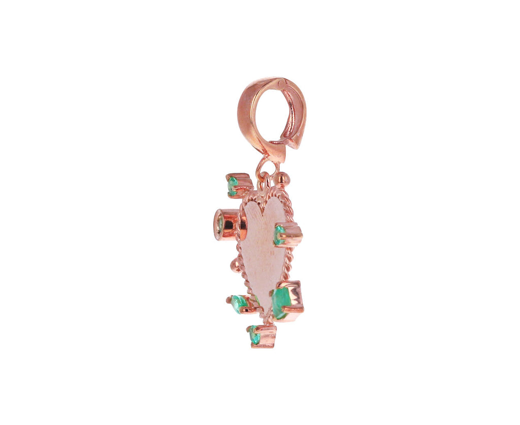 Carolina Neves Emerald Heart Charm ONLY