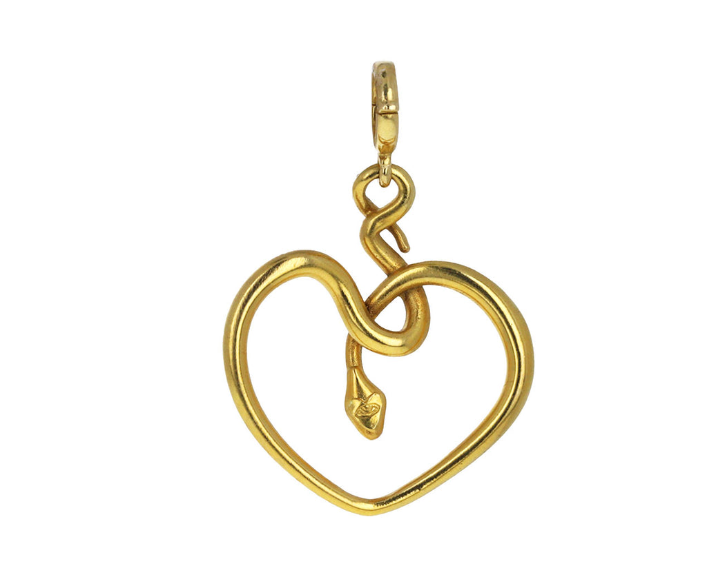 Christina Alexiou Diamond Snake Heart Charm ONLY