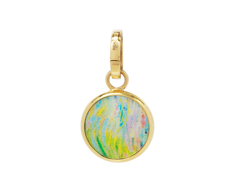Anna Maccieri Rossi Painted Art Mother-of-Pearl Charm ONLY