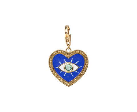 Holly Dyment Enamel Evil Eye Heart Charm ONLY