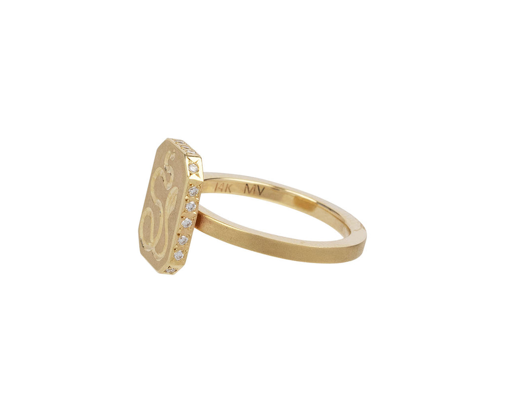 Diamond Serpent Tableau Ring