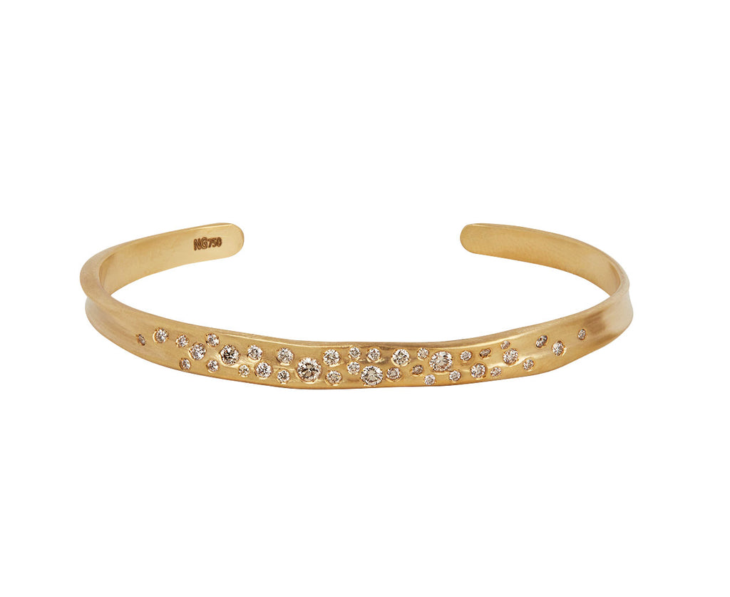 Shamballa Jewels Men's 18K Rose Gold & Diamond Cuff Bracelet, Men's, Small, Men's Jewelry Men's Bracelets
