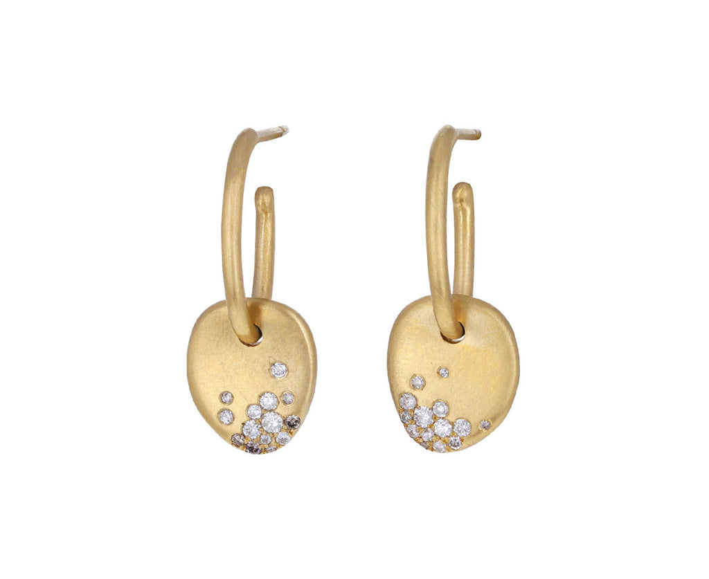 Champagne Diamond Urban Winter Storm Drop Earrings