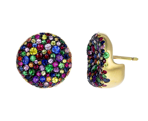 Rainbow Sapphire Bonbon Earrings