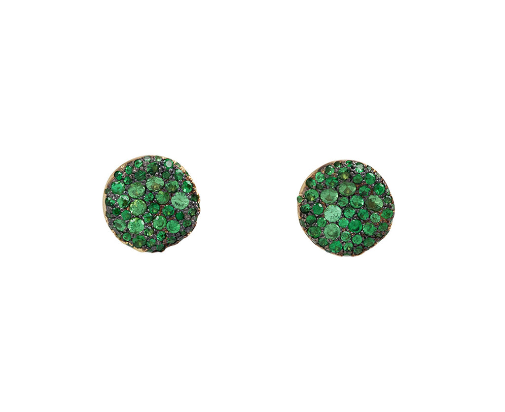 Nada Ghazal Tsavorite Baby Malak Bonbon Stud Earrings