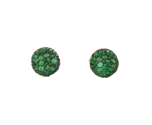 Nada Ghazal Tsavorite Baby Malak Bonbon Stud Earrings