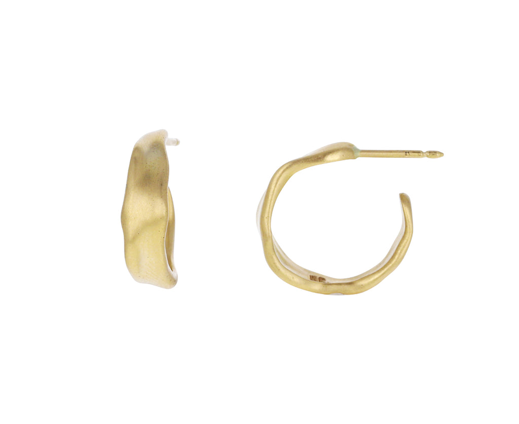 Gold Baby Malak Hoop Earrings