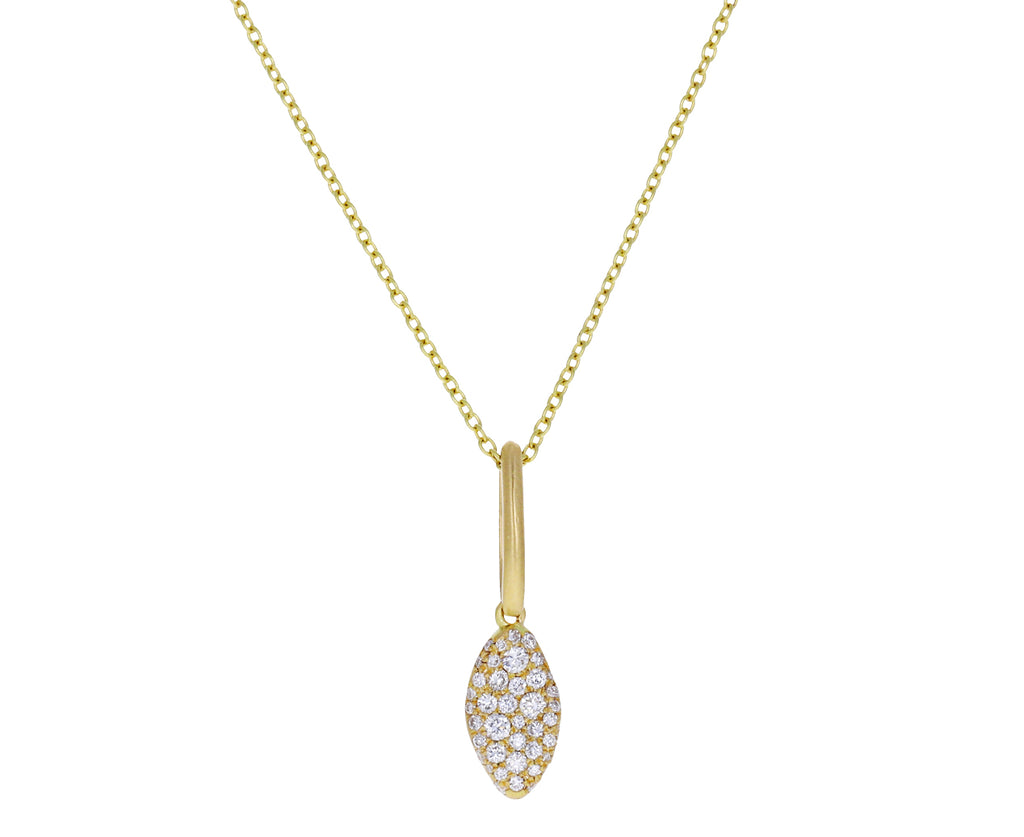 Diamond Baby Malak Marquise Pendant Necklace