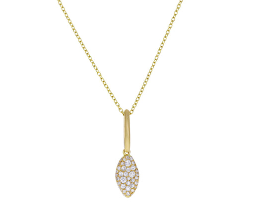 Diamond Baby Malak Marquise Pendant Necklace