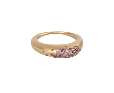 Nada Ghazal Pink Sapphire Small Urban Color Ring