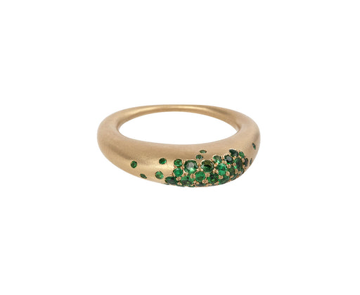 Nada Ghazal Tsavorite Small Urban Color Ring