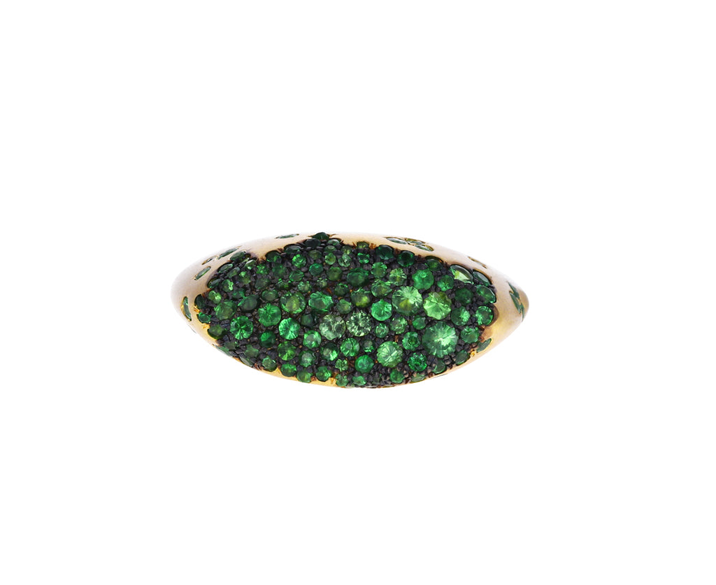 Tsavorite Garnet Baby Malak Bonbon Marquise Ring
