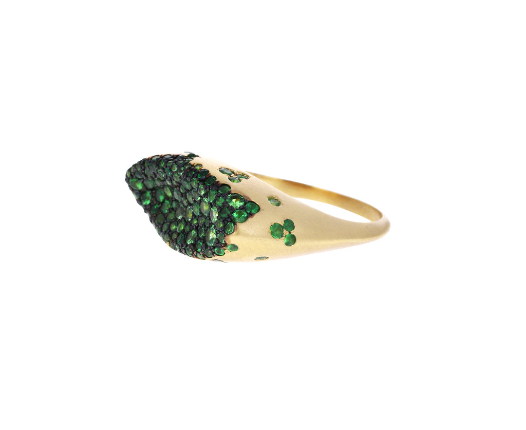 Tsavorite Garnet Baby Malak Bonbon Marquise Ring