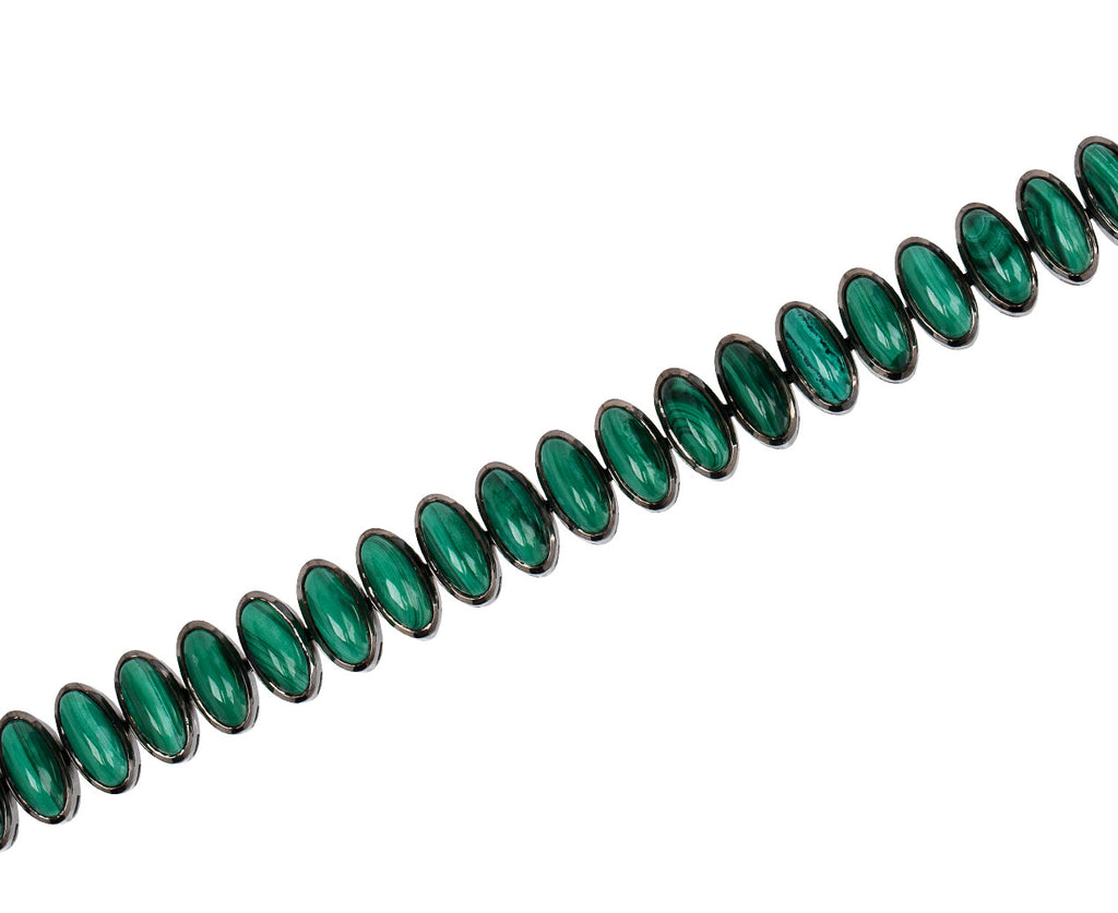 Malachite Elliptic Bracelet
