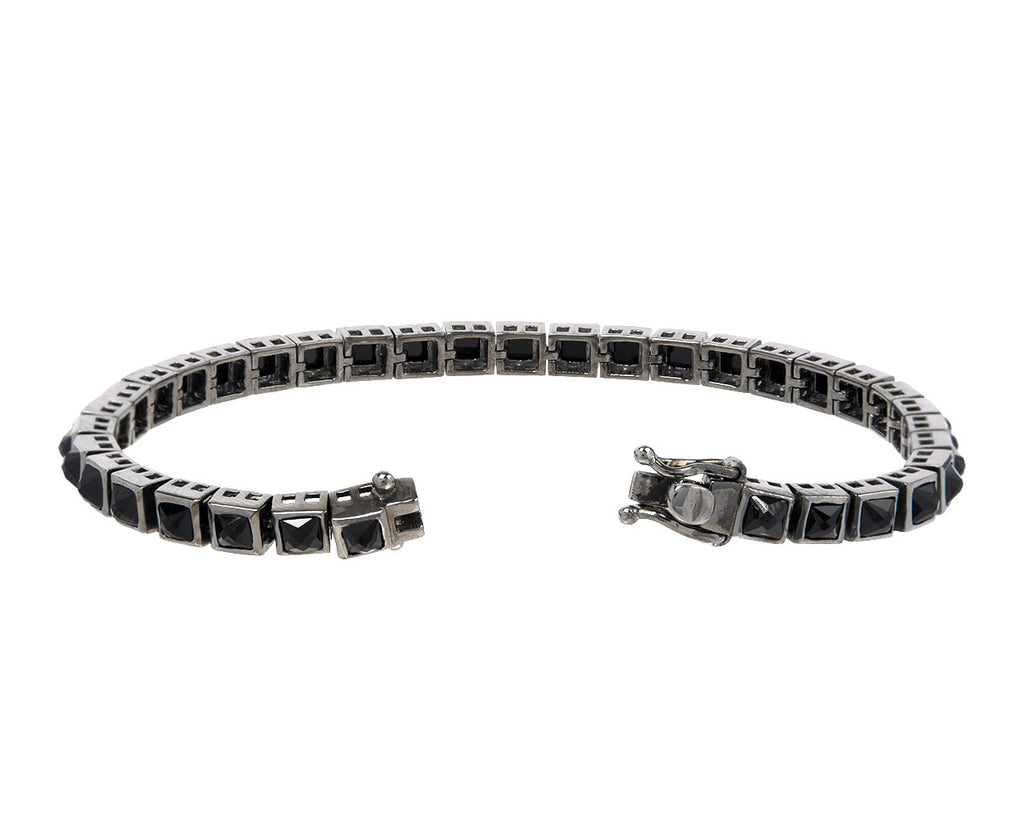 Black Spinel Tennis Bracelet - TWISTonline 