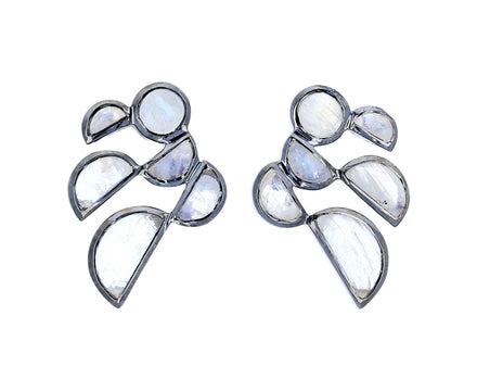 Rainbow Moonstone Prawn Earrings - TWISTonline 