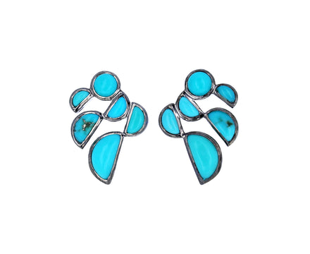 Turquoise Prawn Earrings