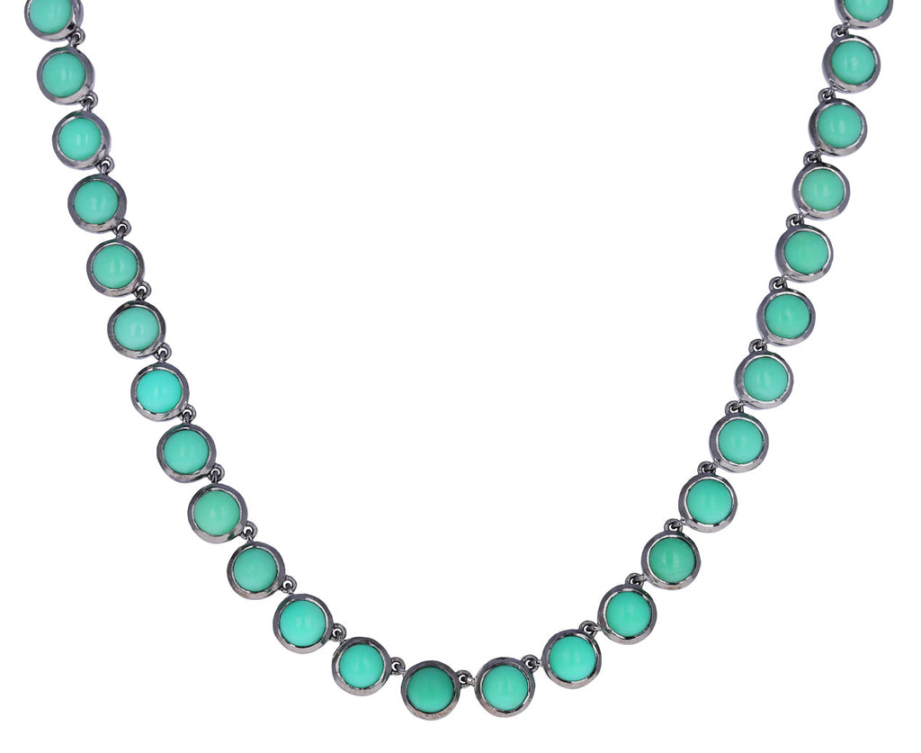 Chrysoprase Riviere Dot Necklace