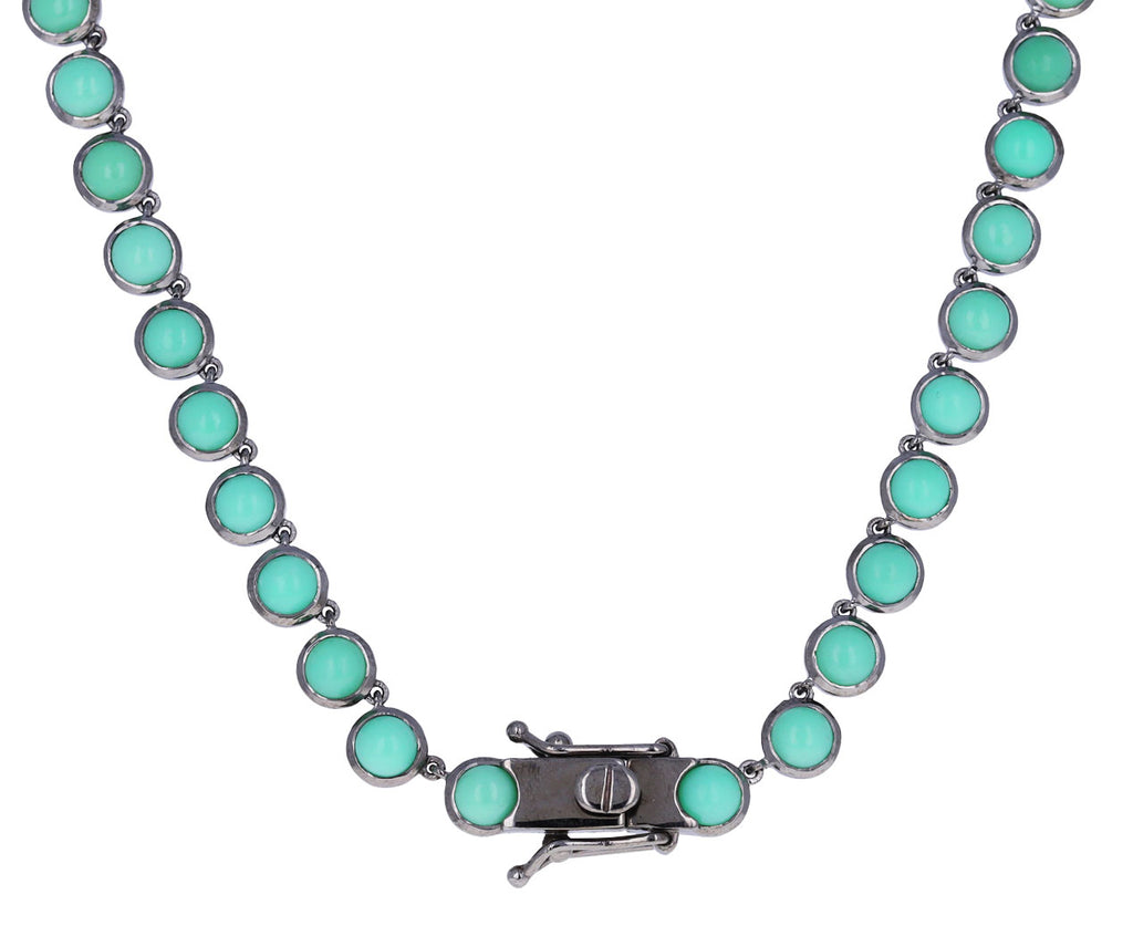 Chrysoprase Riviere Dot Necklace