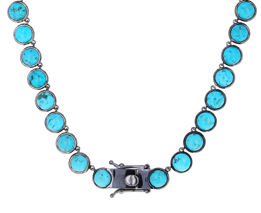 Turquoise Riviere Dot Necklace