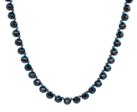 Nak Armstrong Nakard Black Spinel Riviere Dot Necklace