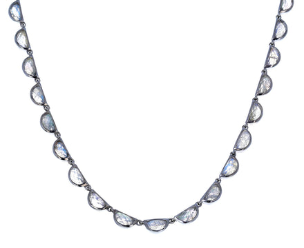 Labradorite Riviere Scallop Necklace - TWISTonline 