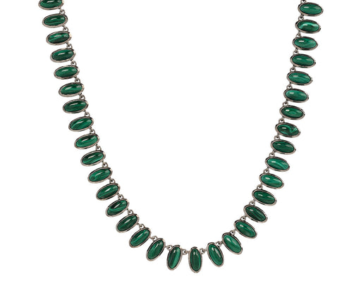 Malachite Elliptic Necklace