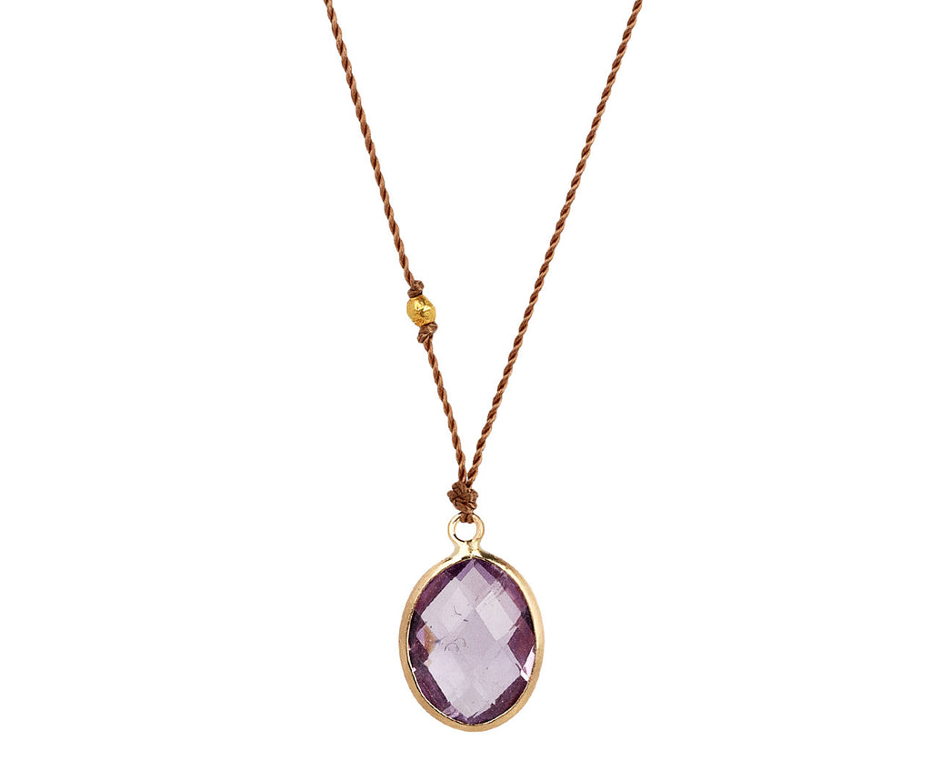 Margaret Solow Lavender Amethyst Pendant Necklace