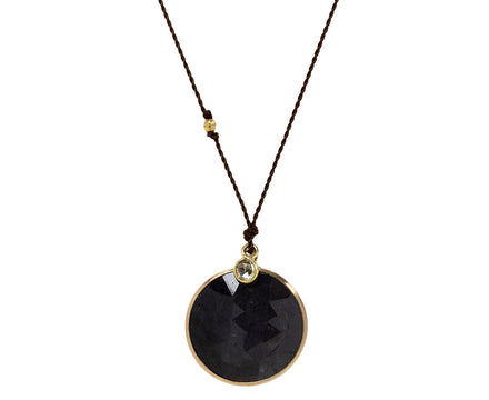 Margaret Solow Sapphire and Diamond Pendant Necklace